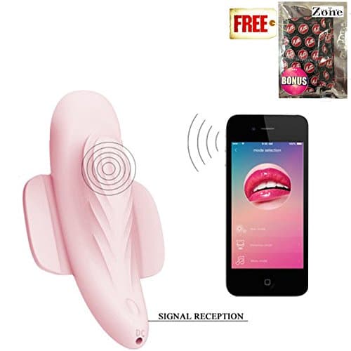 FTZ(Handheld Sized) Arbitrarily-Sliding-Finger-Free-Style-12 Frequency Vibrating-Free-Panties,Bluetooth-App-Self Mode Control Massager