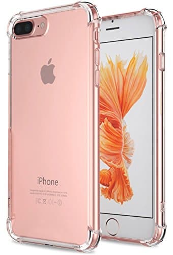 Apple Iphone 8 Case | Iphone 7 Case - for Men &amp; Women, Scratch Resistance with Airbag Bumper, Fully Transparent with Smooth Finishing | Free Ultra thin Tampered Glass Protector for Screen