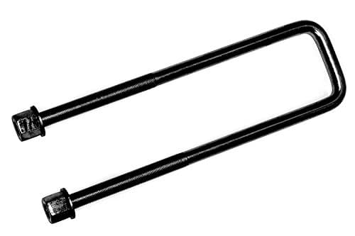 Zone Offroad 9/16" x 2-1/2" x 8-3/4" Square U-bolts Set of 4 Made in the USA