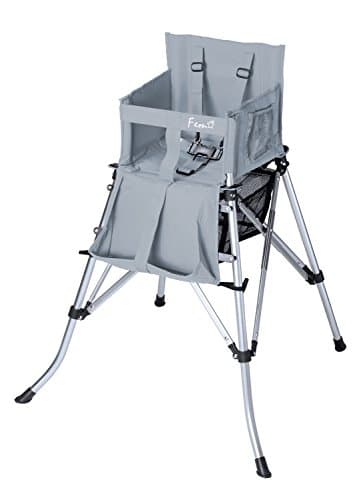 Creative Outdoor Folding High Chair, Gray