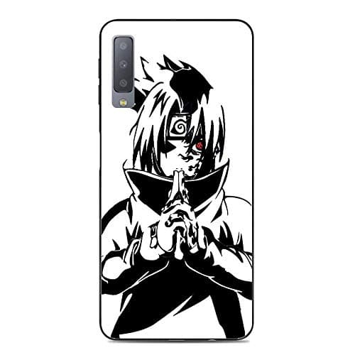 BEMAGIC Galaxy A7 2018 Case,Flexible Slim Silicone TPU Protector Cover Soft Thin Gel Skin For Samsung Galaxy A7 2018-Uchiha Sasuke 9