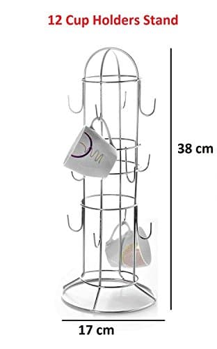 SREE HARI Stainless Steel Cup Stand Mug Tree