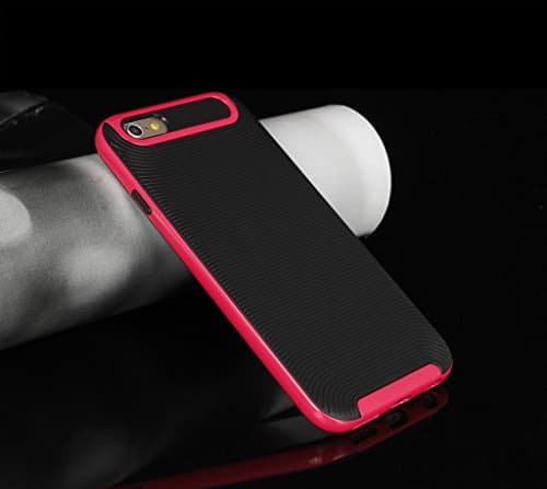 iPhone 6s Plus Case, S Legit Non-Slip Durable Silicone Shock Resistant Extreme Scratch Protection Hybrid Cover for Apple iPhone 6s Plus(2015) / 6 Plus(2014) 5.5-inch - Rose