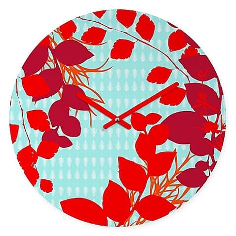 DENY Designs Caroline Okun Petiole Round Wall Clock