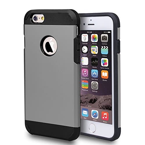 Tough Armor iPhone 6/6S Plus Case with Extreme Heavy Duty Protection, Shock Absorbing Ultra Protective Hard And Air Cushion Technology By YVA
