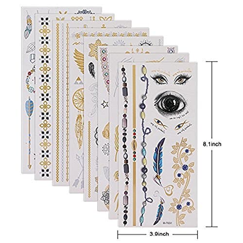 Temporary Tattoo Sticker , 1 Sheets Per 21 cm x 14.8 cm