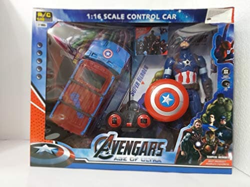 Transformers Super Hero 1:16 Scale Control Car - Capt America
