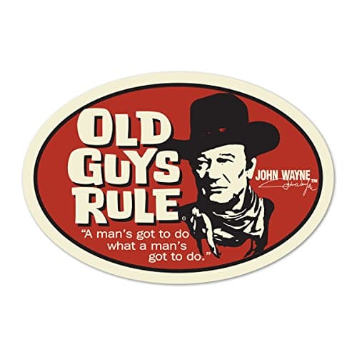 Old Guys Rule Portrait Decal