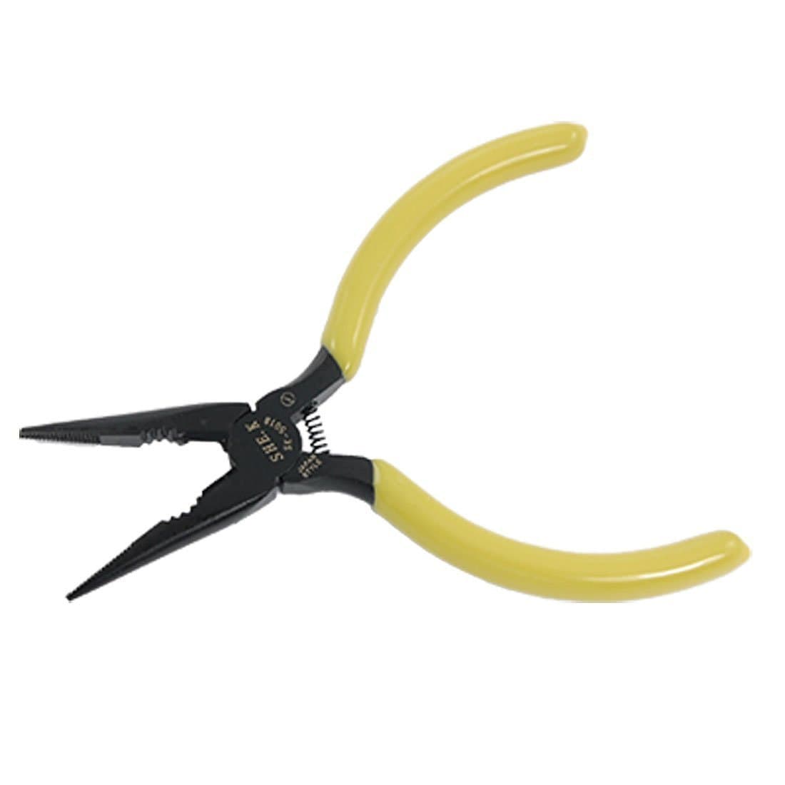 Amico 29 mm Internal Clip Ring Pliers Half-Sphere Guy Yellow Handle Needle