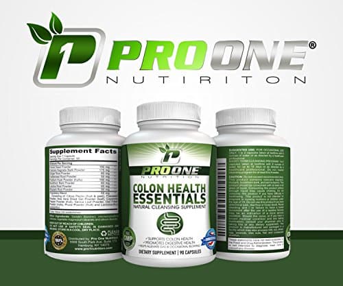 Super Colon Cleanse Complex by ProOne Nutrition. A Powerful Colon Cleanser for Men & Women. Deep Detoxification to Boost Weight Loss, Improve Digestion, Eliminate Bloating, and Improve Health