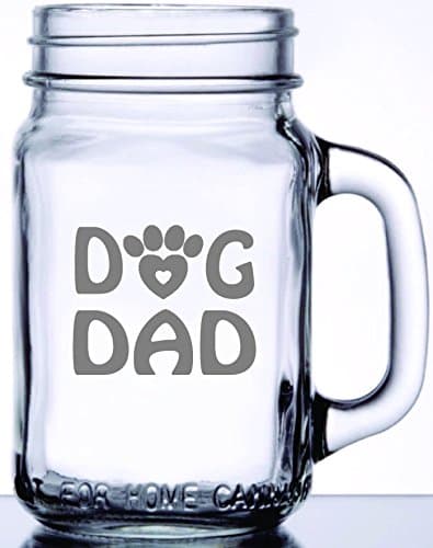 "Dog Dad" Mason Jar Mug
