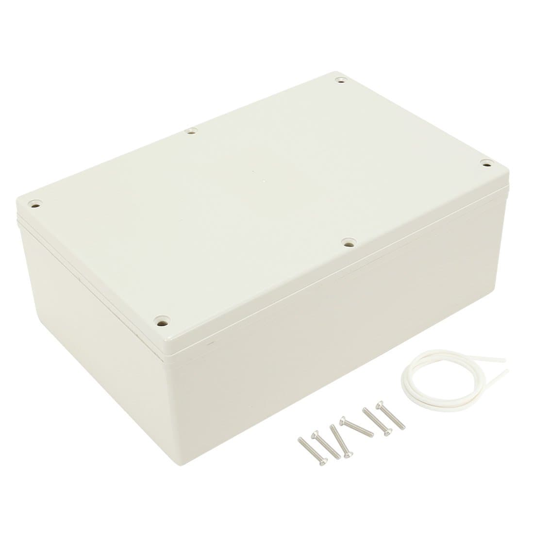 Waterproof Dustproof IP65 ABS Plastic Junction Box Universal Electric Project Enclosure Gray 9.4"x6.3"x3.5" (240mm x 160mm x 90mm)