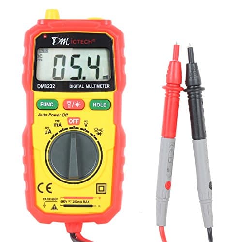 uxcell Ranging Digital Multimeter AC/DC Current Voltage Resistance Continuity Diode with NCV Function Multi Meter Tester LCD Backlight DM8232