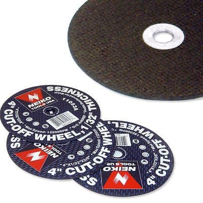 20pc Cutoff Wheels 4" X 1/32" X 3/8" Inch Disc for Cutting Hard Steel Metal