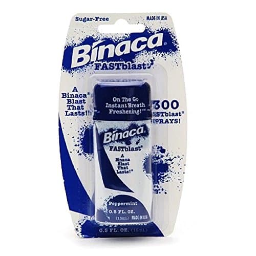 Binaca Breath Spray Fastblast Peppermint 0.5 oz