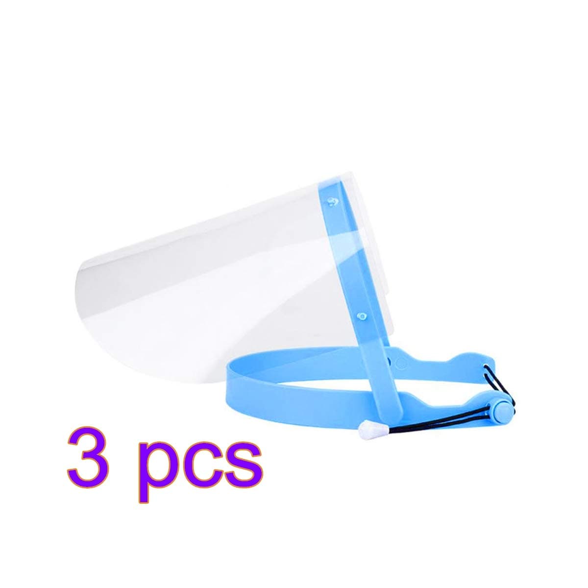 MINGLI Face Mask Splash-Proof Dust-Proof Mask Head-Mounted Transparent Protect Mask Adjustable Protective Face Mask Full Face Mask