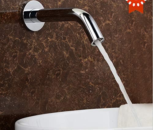 ROKTONG Taps Taps Taps All-Copper Wall-Mounted Intelligent Sensor Faucet Energy-Saving Safety Hotel Hotel Induction Faucet