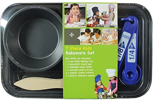 Kids Bakeware 7-Piece Cookware and Preparation Set by Kitchen Supplies