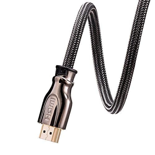 SURGANT HDMI Cable 2.0 Version High Speed Metal Connectors Supports Ethernet 4K 3D 2160P and Audio Return Channel CEC Vase-Shape Model for PS4 XBOX (06FT/1.8M)