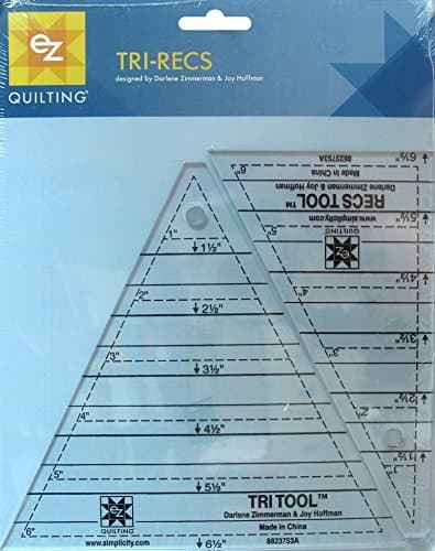 EZ Tri Recs Acrylic Quilting Template