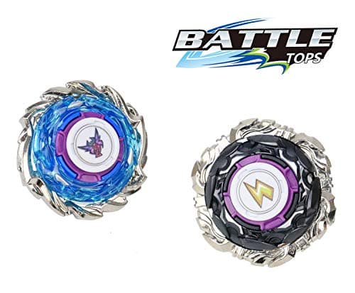 17Tek Battle Gyro Evolution Attack Pack with 2 X Battling Tops and 2 X Launcher Grips