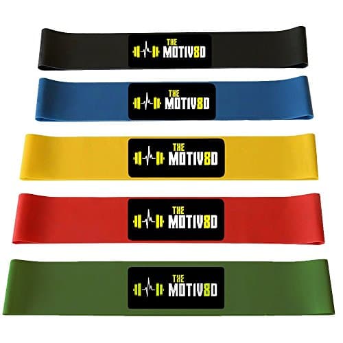 Resistance Loop Bands For Exercise - Celeb Training Videos and Workout Included