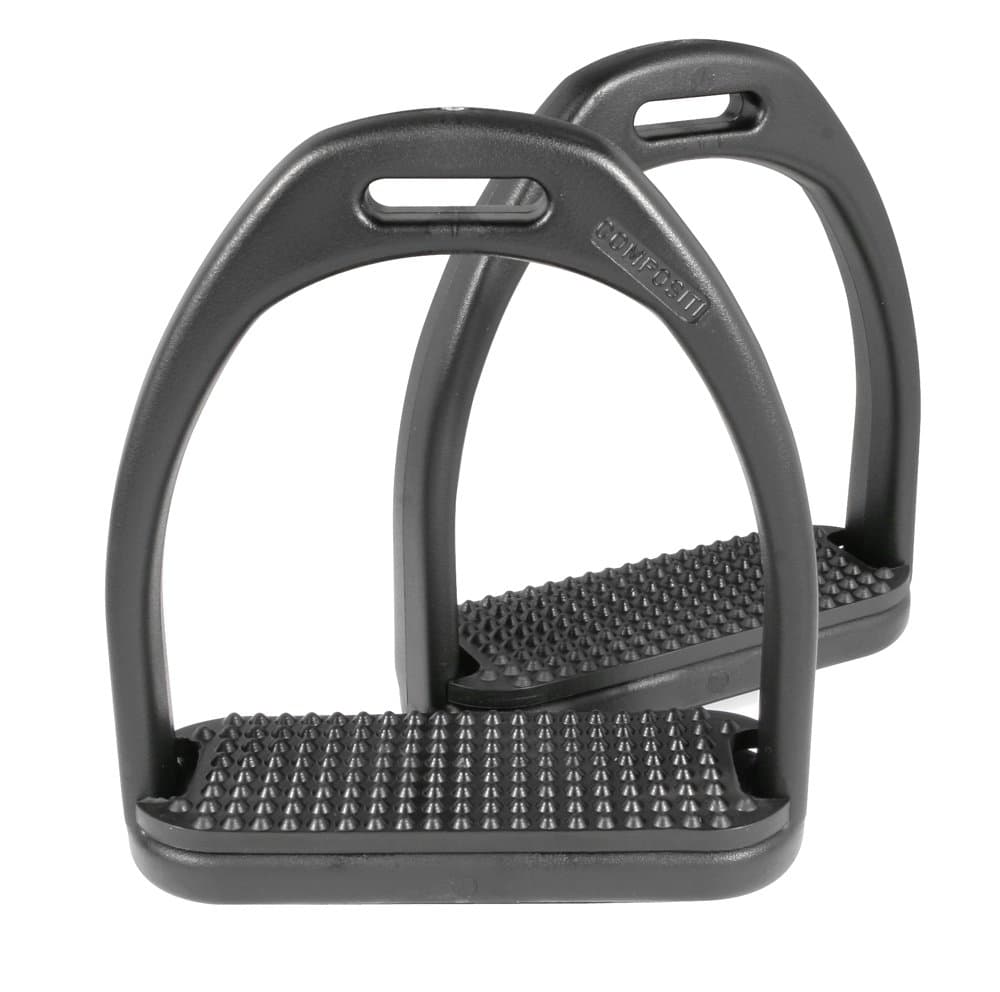 PFIFF Plastic Stirrup - Pony, Black