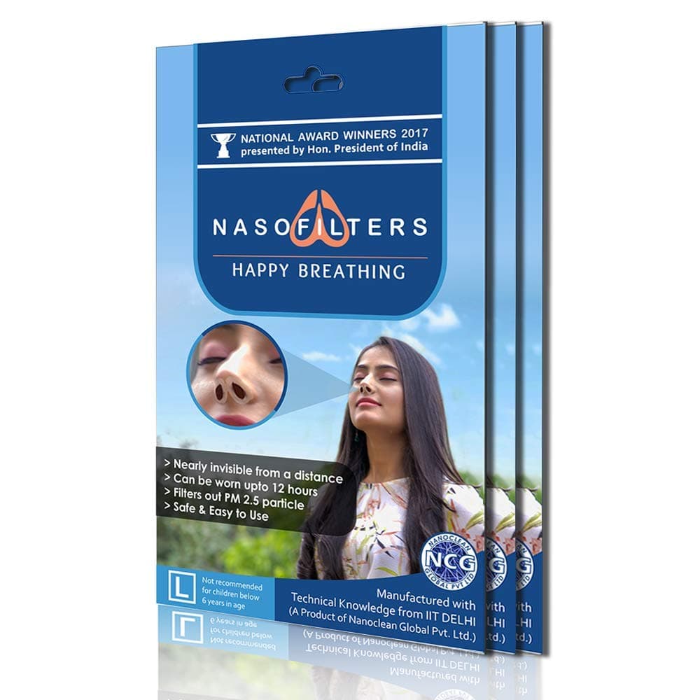 Nasofilters - 3 Weeks Pack | Anti Pollution Mask