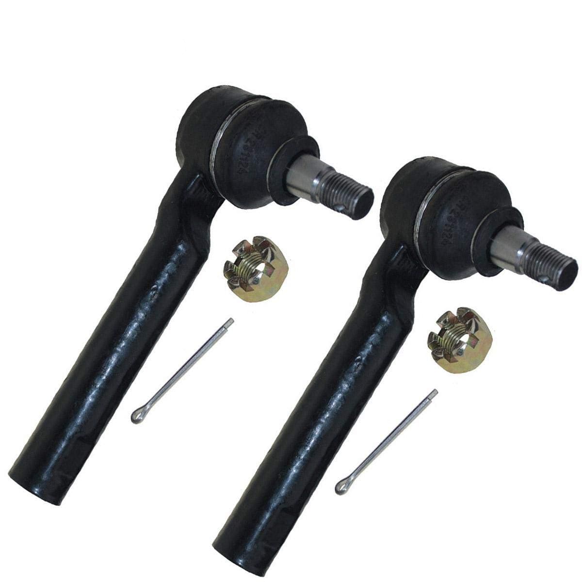 DLZ 2 Pcs Front Suspension Kits Front Outer Tie Rod End ES3712 Compatible With Forester 1998-2016