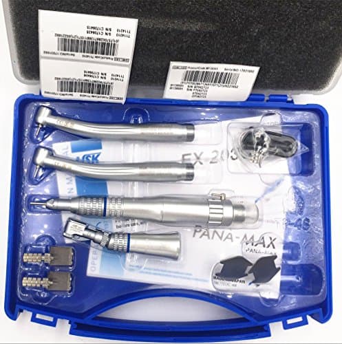 Low High Speed Hand Tool Set with Contra Angle Straight Kit Air Motor 2 Hole