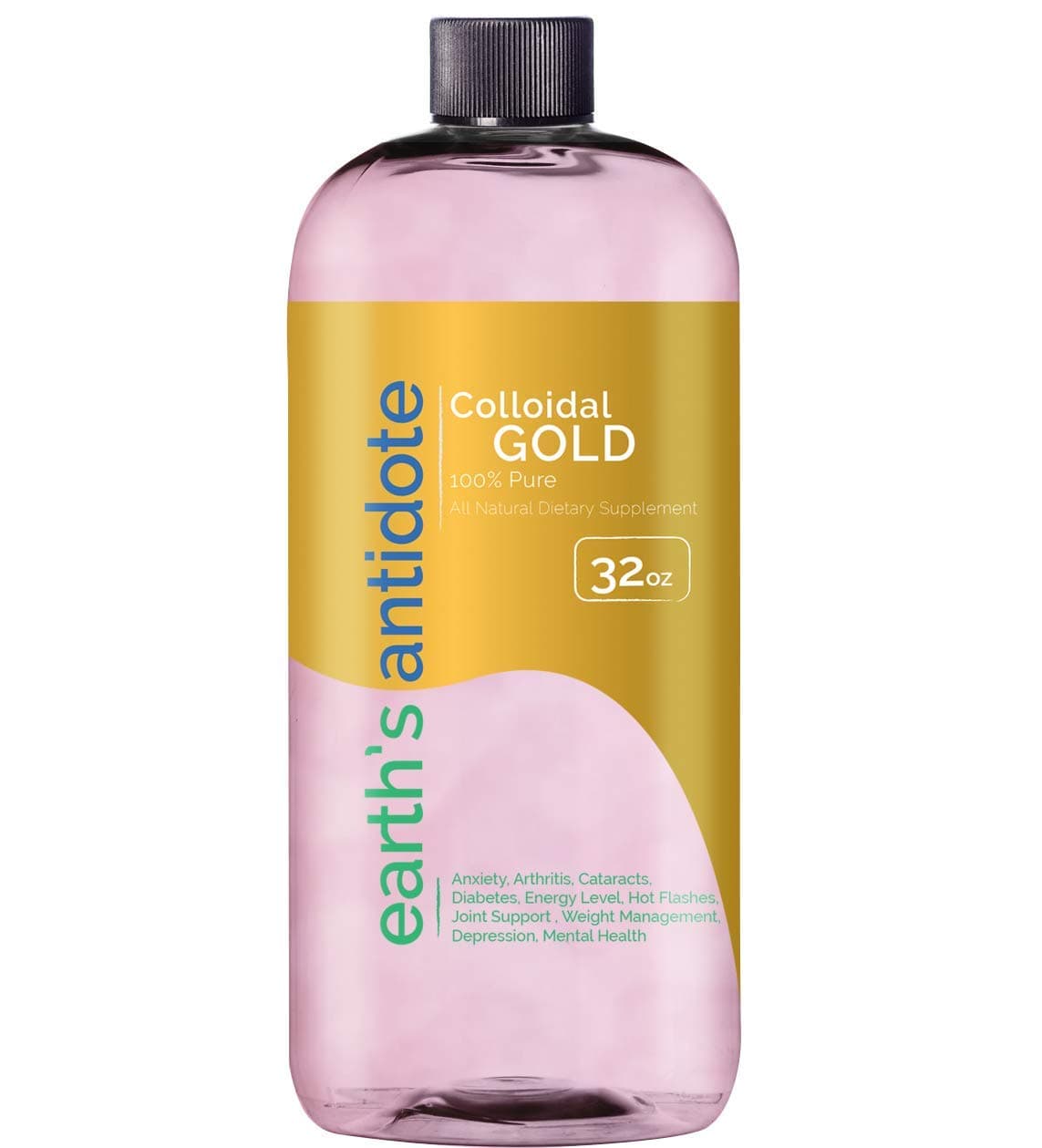 Earths Antidote Colloidal Gold 32 oz