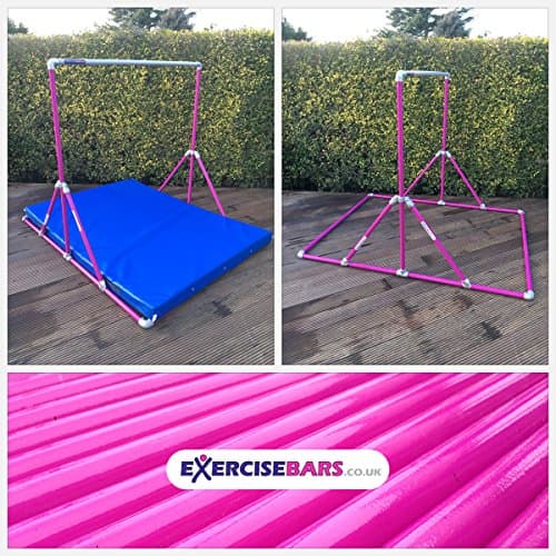 EXERCISEBARS Gymnastic Gym Training Bar Medium free standing bar