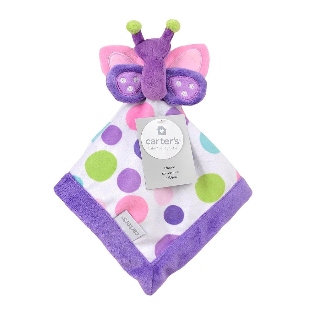 Carter's Butterfly Security Blanket with Plush