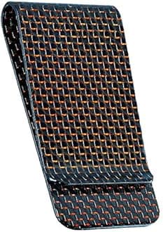 CL CARBONLIFECarbon Fiber Wallet Money Clip for Cash and Credit Card, Minimalist Holder Clips for Men (Large, 2.8"x1.5")