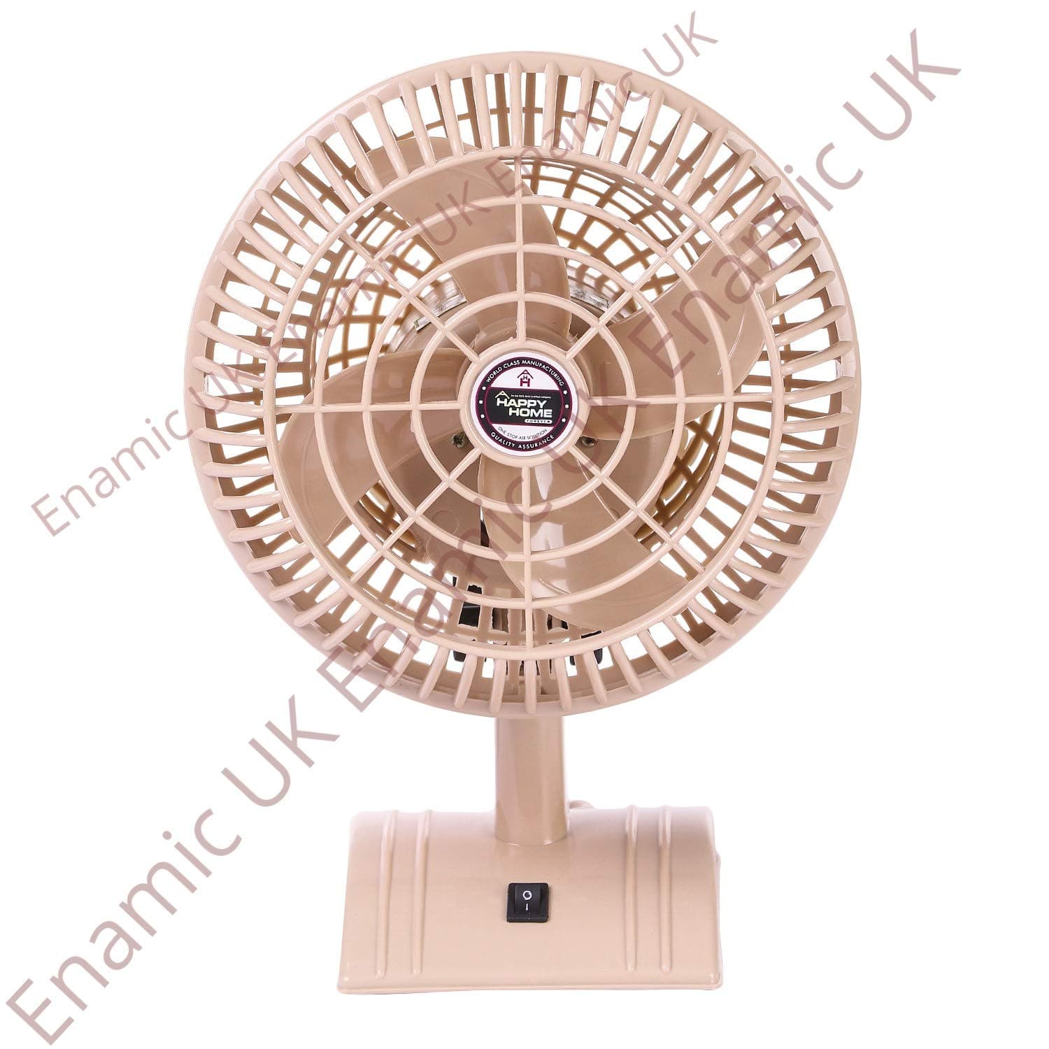 Enamic UK || Mini Table Fan || 9 inch || High Speed || 100% Copper Motor || 1 year Warranty || Limited Edition || HSLV Technology || Model – White Sweety
