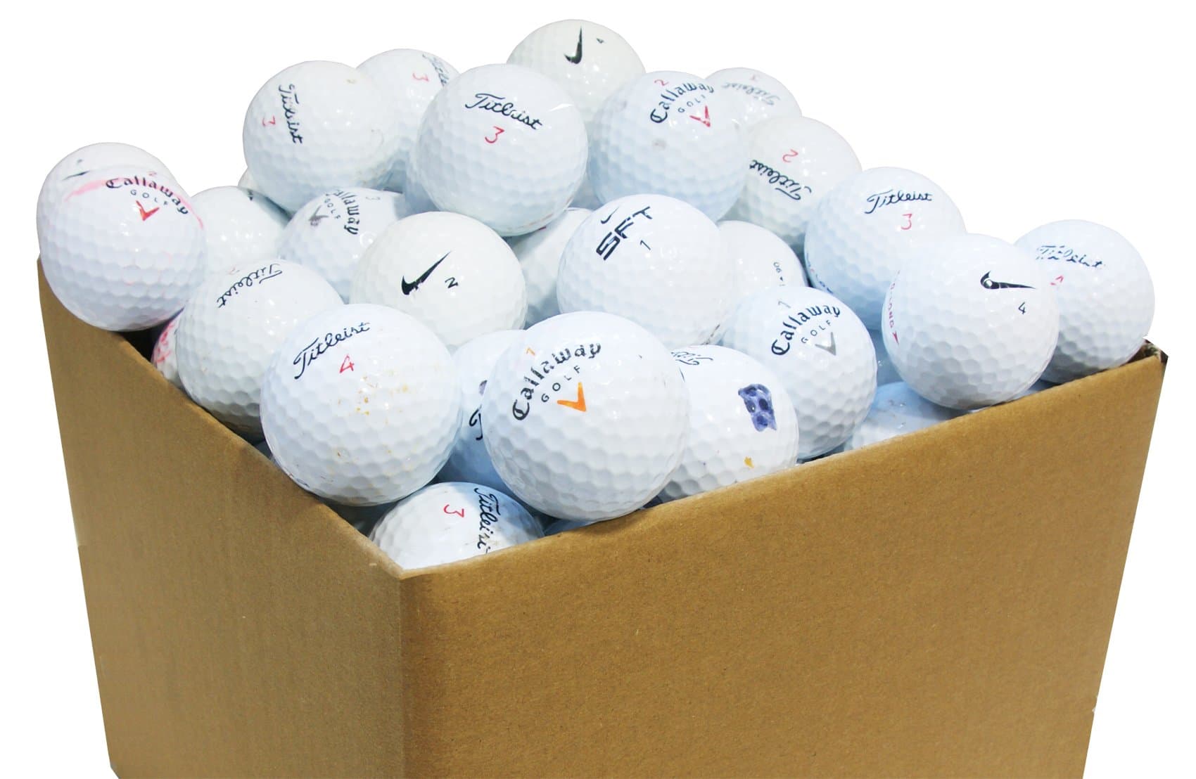 Second Chance Assorted Brand Lake Golf Balls Grade B