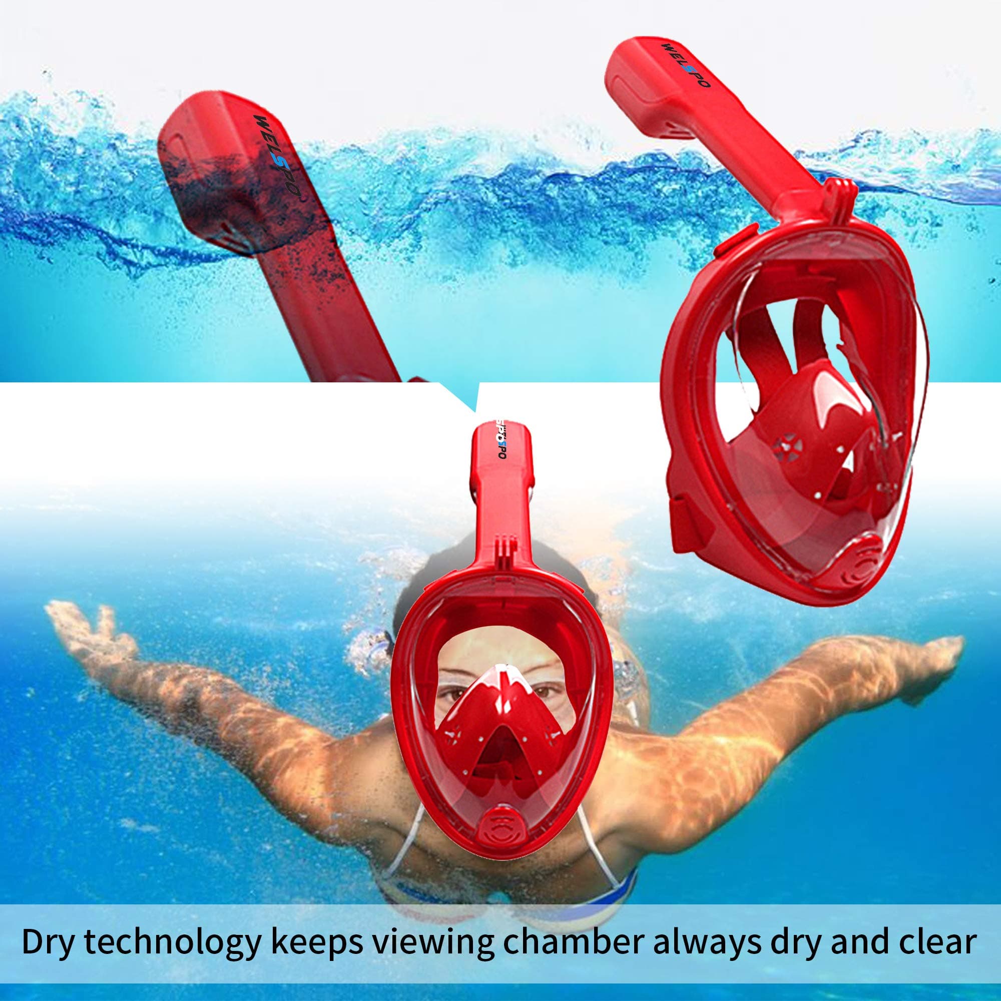 WELSPO Snorkeling Mask