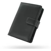 Leather Case for Palm Tungsten T5/TX - Book Type (Black)