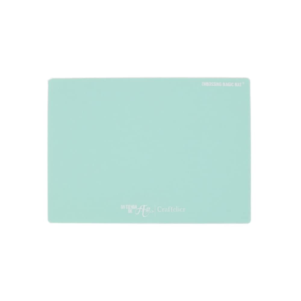 Craftelier - Embossing Magic Mat® Cutting Base for Sizzix Big Shot | Ideal to use with Your Corrugated Card Making Machine | Turquoise - Dimensions 22,5 x 15,5 x 0,17 cm
