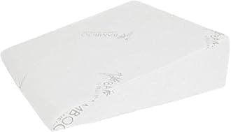 Bamboo By Relax Home Life - Foam Bed Wedge Bamboo Pillow With 1.5 Memory Foam Topper and Stay Cool Removable Cover (26W x 25L x 7.5H) by Bamboo