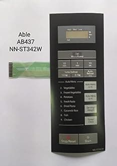 Able NN-ST342W Microwave Oven Membrane Touch Keypad (Able)