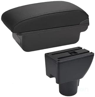 Car armrest for Hyundai for Getz Armrest for Hyundai for Getz Car Armrest Box Retrofit Parts Dedicated Center Storage Box Car Accessories(C2 Black LINE NO USB)