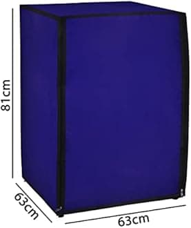 Amazon Brand - Umi. Front Load Washing Machine Cover Suitable for LG 7 Kg, 7.5 Kg, 8 Kg, 8.5 Kg, 9 Kg (63cmsX63cmsX81cms, INK BLUE)