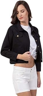 FUNDAY FASHION Men's Denim Blend Standard Length Jacket