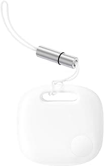 T2 Pro Smart Bluetooth Tracker, Smart Tag GPS Locator Tracking Device, Item Finder for Keys, Wallet, Luggage, Pets, Phone, etc – White