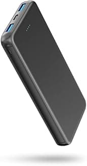 VANYUST Portable Charger, 10000mAh 5V/3A Power Bank, USB-C in&Out Fast Charging Battery Pack, External Powerbank Compatible with iPhone 16 15 14 13 12 Samsung S22 S21 Google iPad etc (Orange)