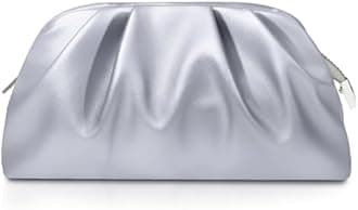 lovyoCoCo Clutch Purse for Women Soft Pleated PU Wedding Clutch, Elegant Evening Bag for Galas, Proms,Cocktail Parties