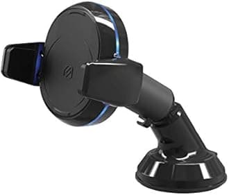 ScoscheMGQWDDP-XTET MagicGrip Double Pivot Suction Cup Wireless Charging Phone Mount for Car, Black