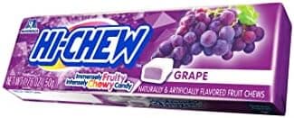 HI-CHEW Variety - Box of 15 Sticks, 1.76oz ea | Unique Fun Soft & Chewy Taffy Candy | Immensely Juicy Exotic Fruit Flavors | Strawberry Green Apple Grape Mango Kiwi