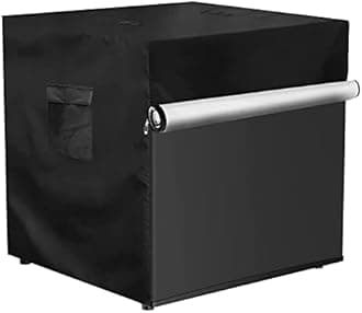 Bitubi Upright Freezers Cover,Outdoor Refrigerator Cover,– Waterproof, Dustproof, Sun-Proof, 20" W x 20" D x 21" H. Suitable for most 1.1 Cubic Compact Mini Freezer on market (Black)